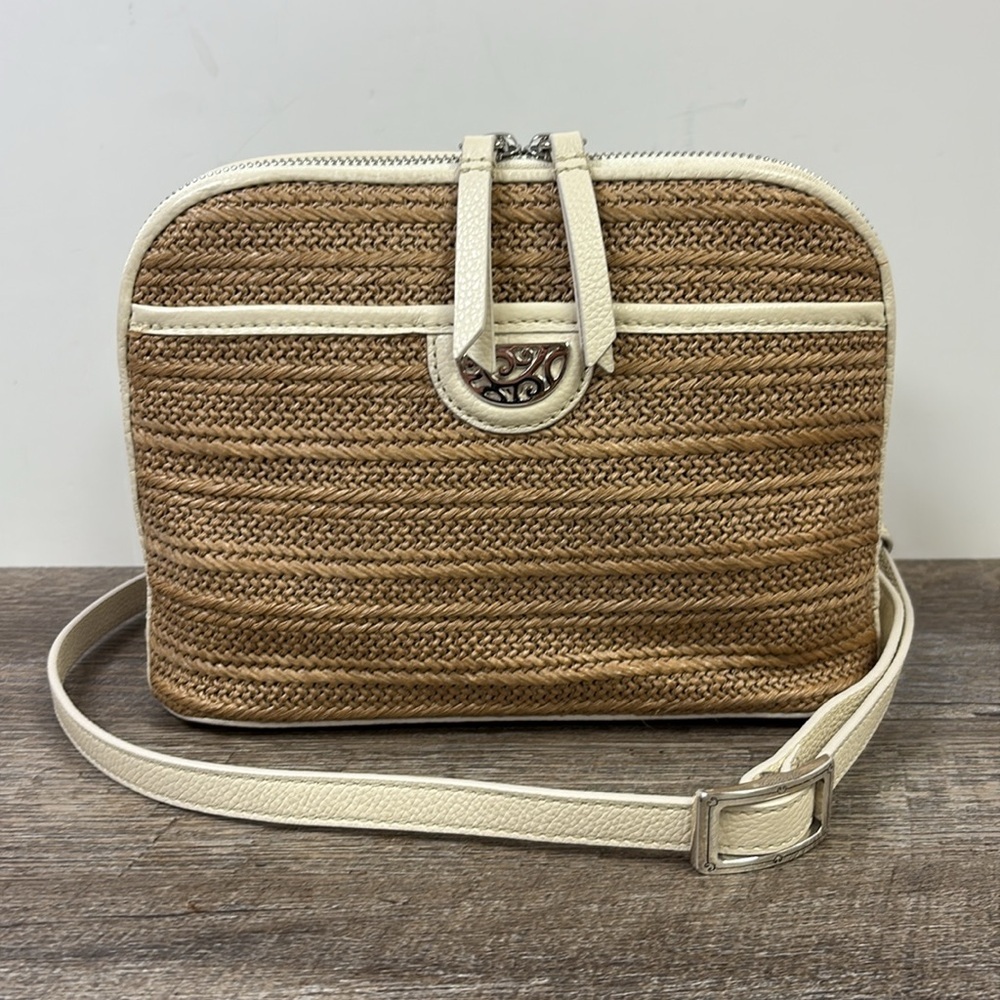 NEW Brighton Jojo Straw Organizer -Wheat/White